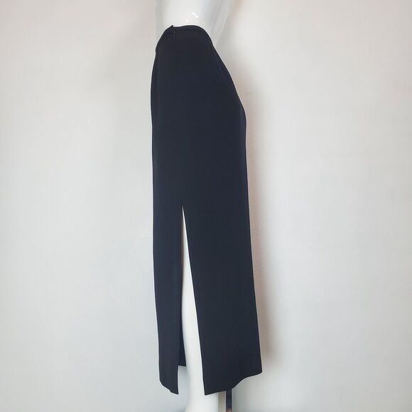 Vintage 90s Doncaster Black Wool Maxi Skirt - Picture 1 of 10